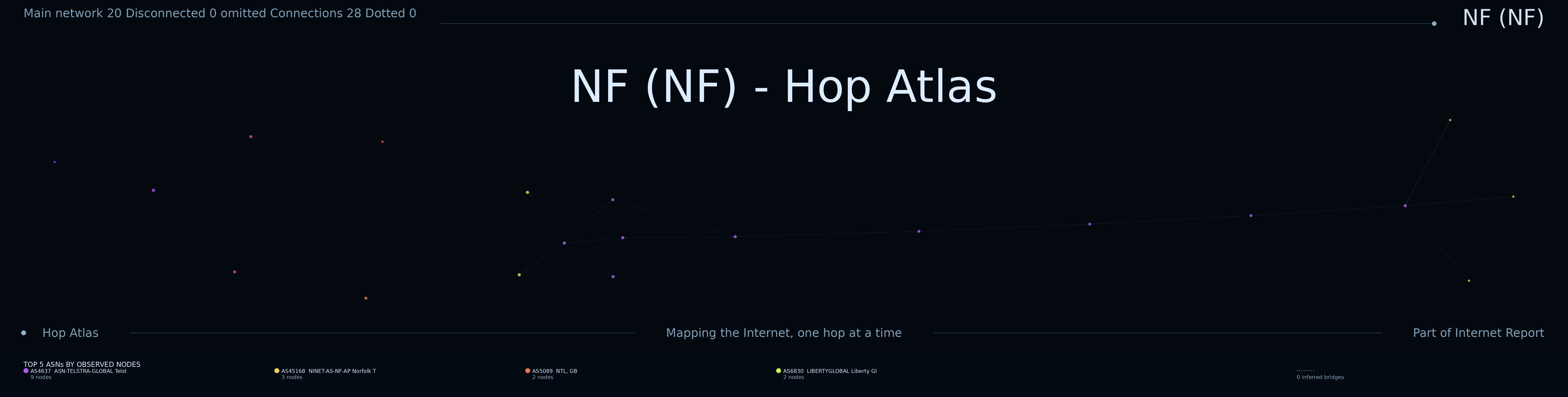 NF network topology